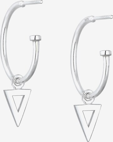 ELLI Ohrringe 'Dreieck Geo' in Silber