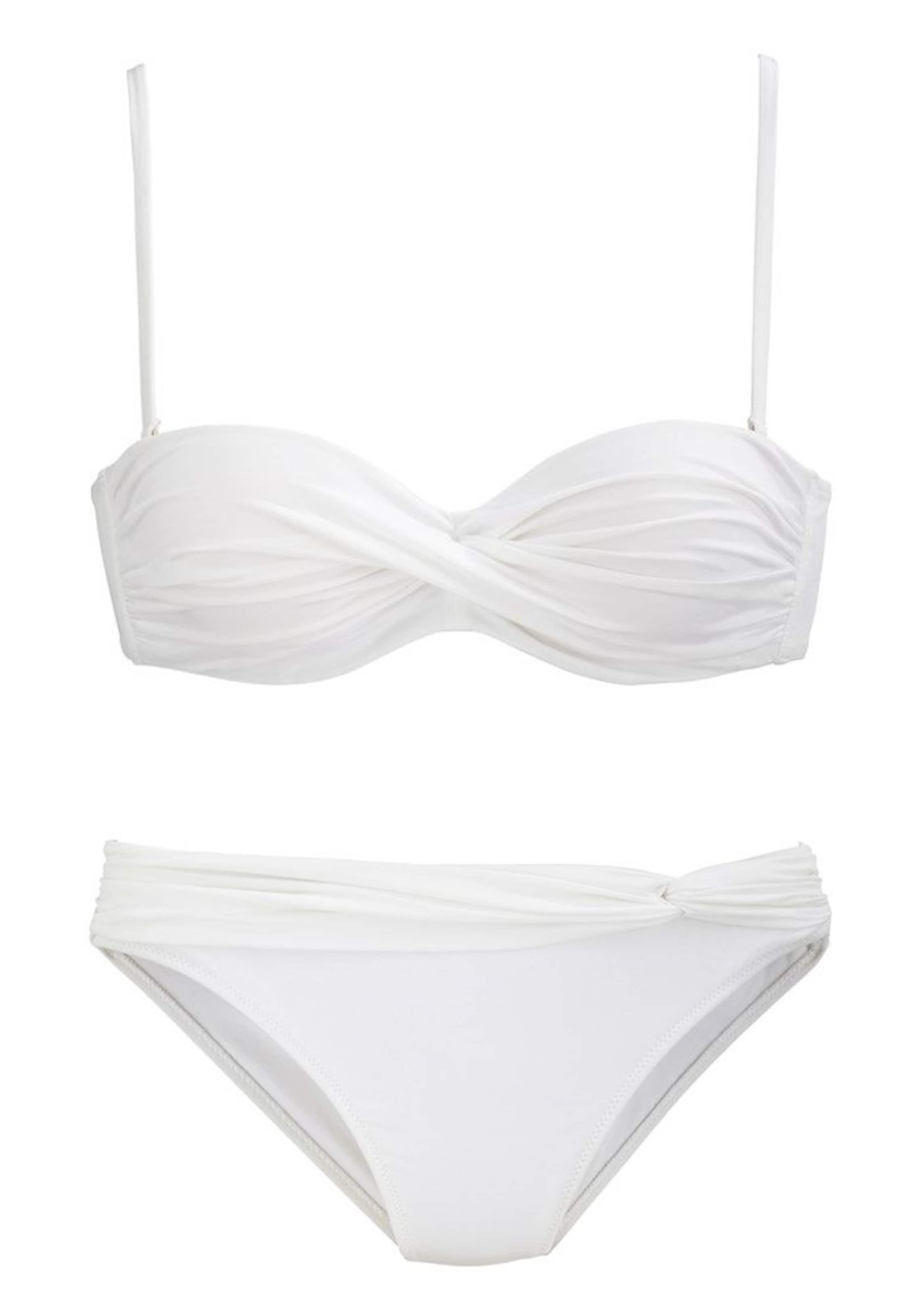 Bikini LASCANA en blanc : devant