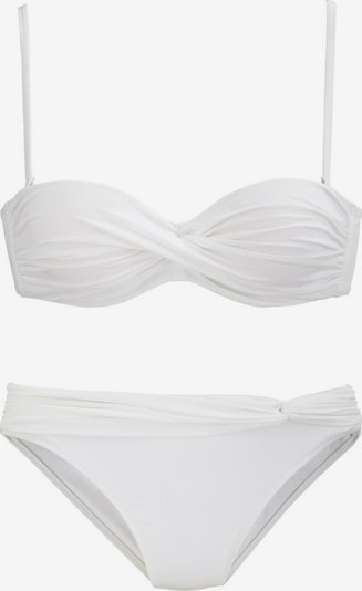 LASCANA Bikini en blanc, Vue avec produit