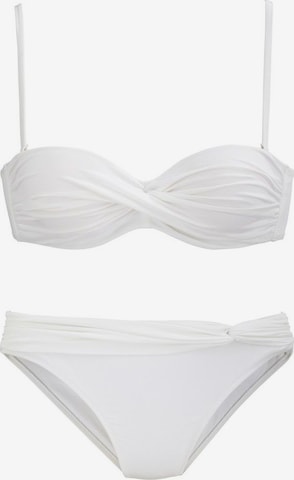 LASCANA Bikini in White: front