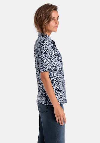 Peter Hahn Blouse 'Jersey-Bluse mit 1/2-Arm' in Blue