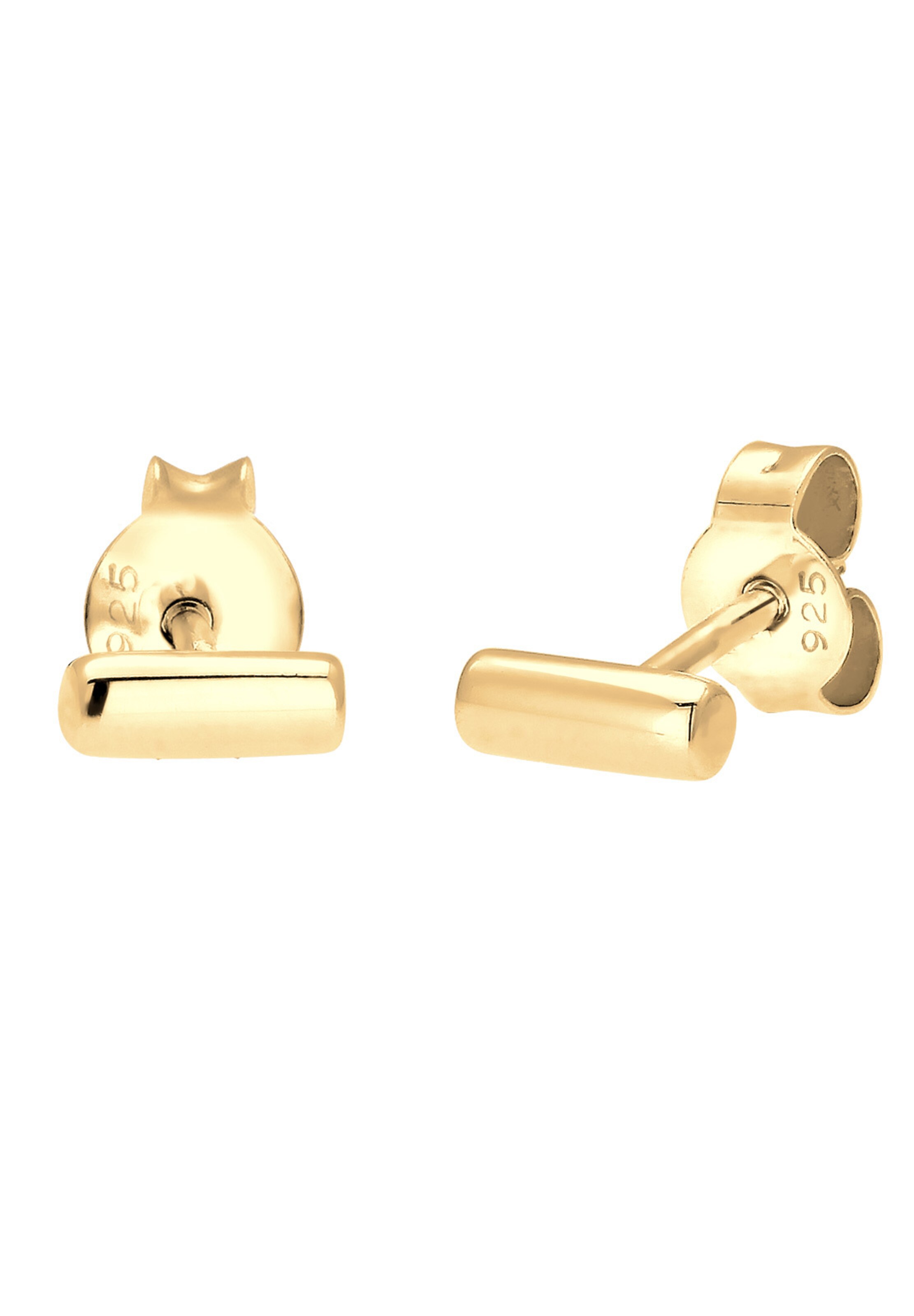 ELLI Earrings 'Geo' in Gold: front