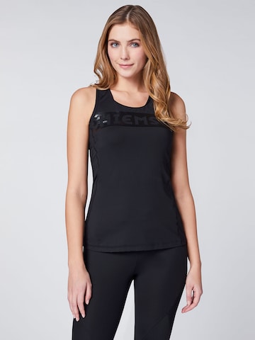 CHIEMSEE Sports Top in Black: front