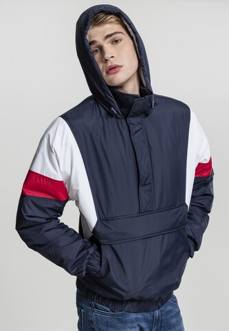 Urban Classics Between-season jacket in Blue: front