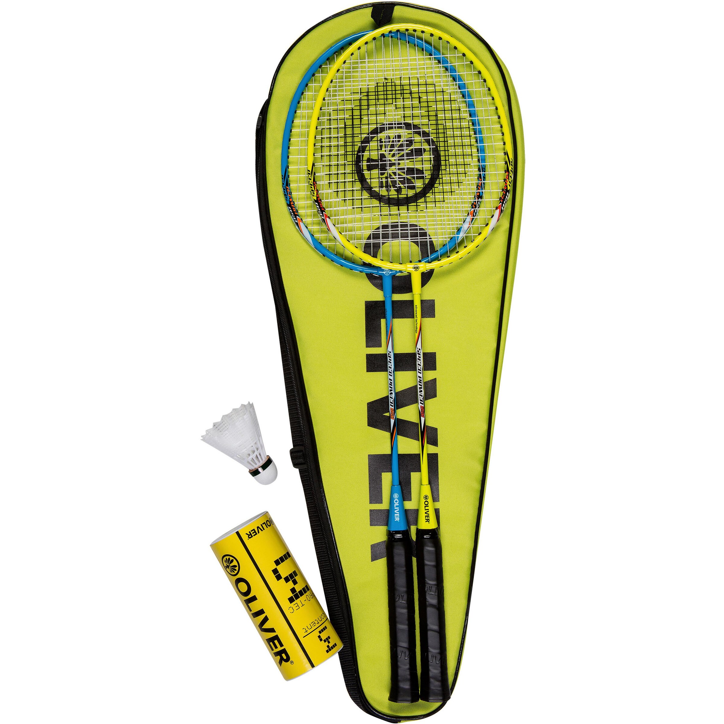 OLIVER Badminton Set 'Speedpower 850' in Gelb: Vorderseite