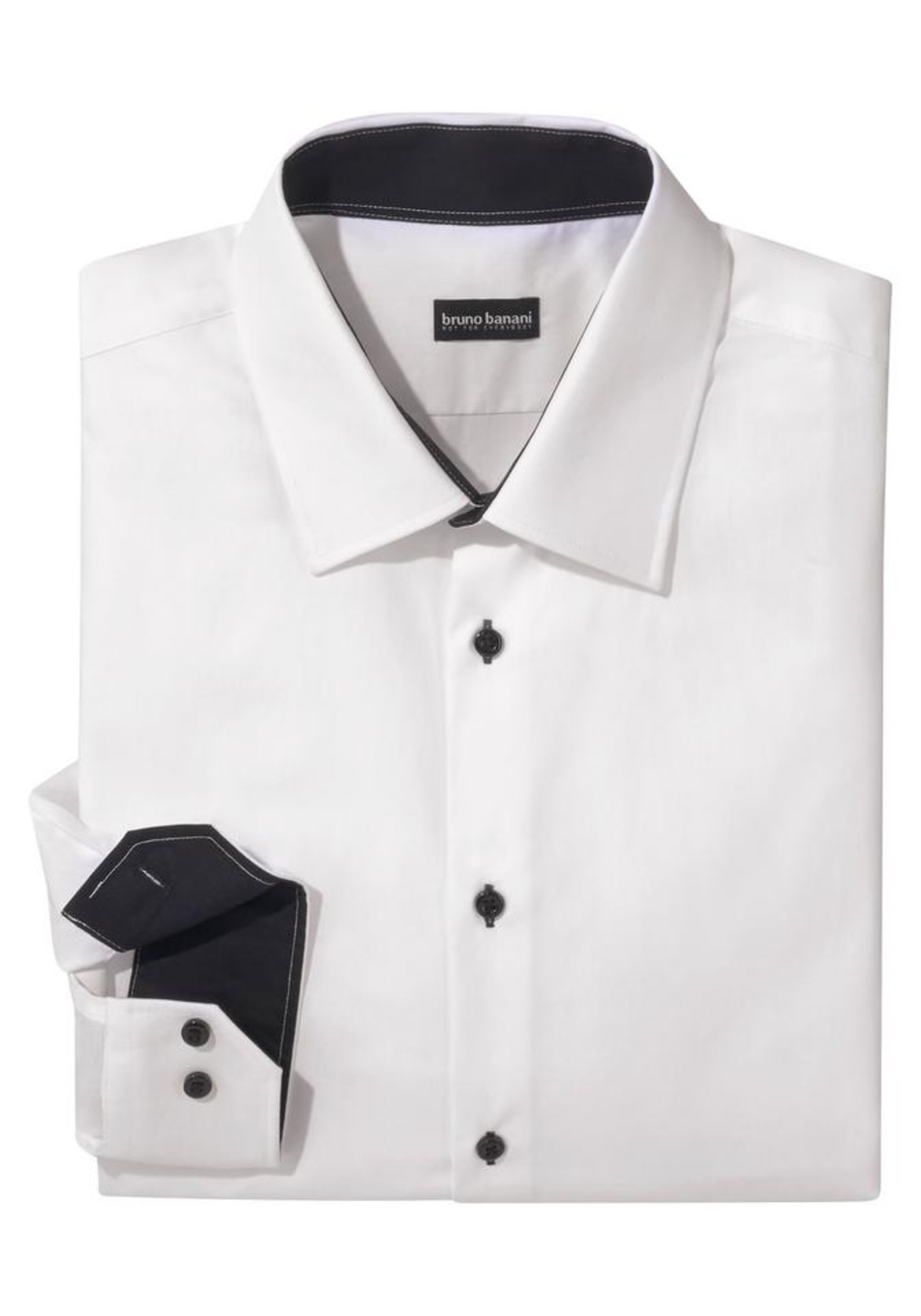 Bruno Banani Regular Fit Hemd in Weiß