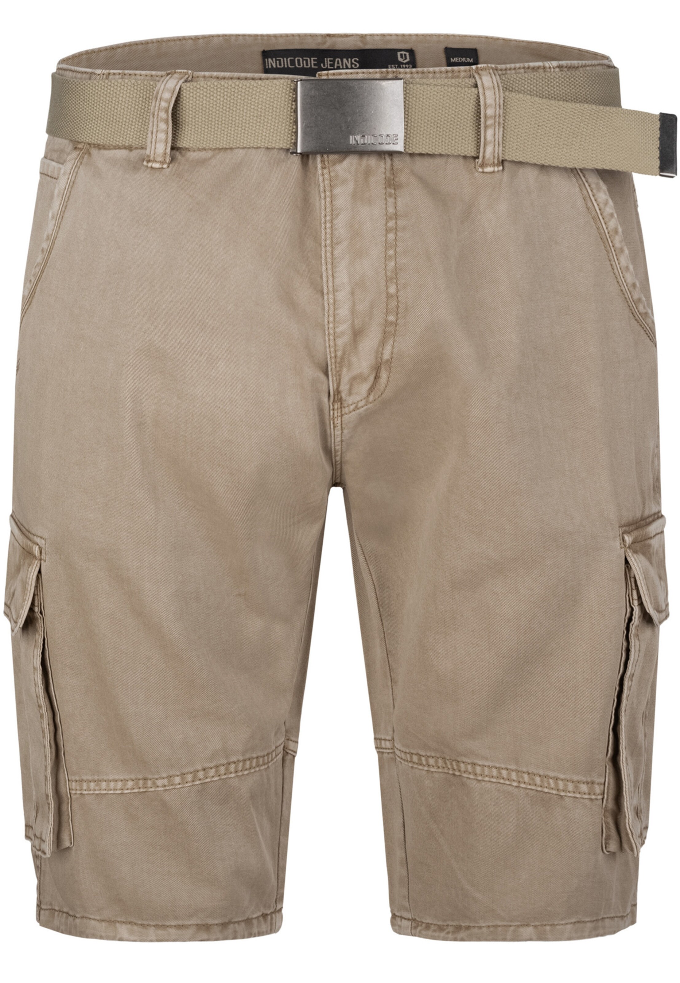 INDICODE JEANS Trousers ' Blixt ' in Grey: front