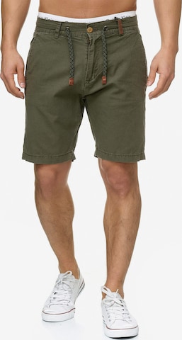 INDICODE JEANS Shorts 'Bowmanville' in Grün