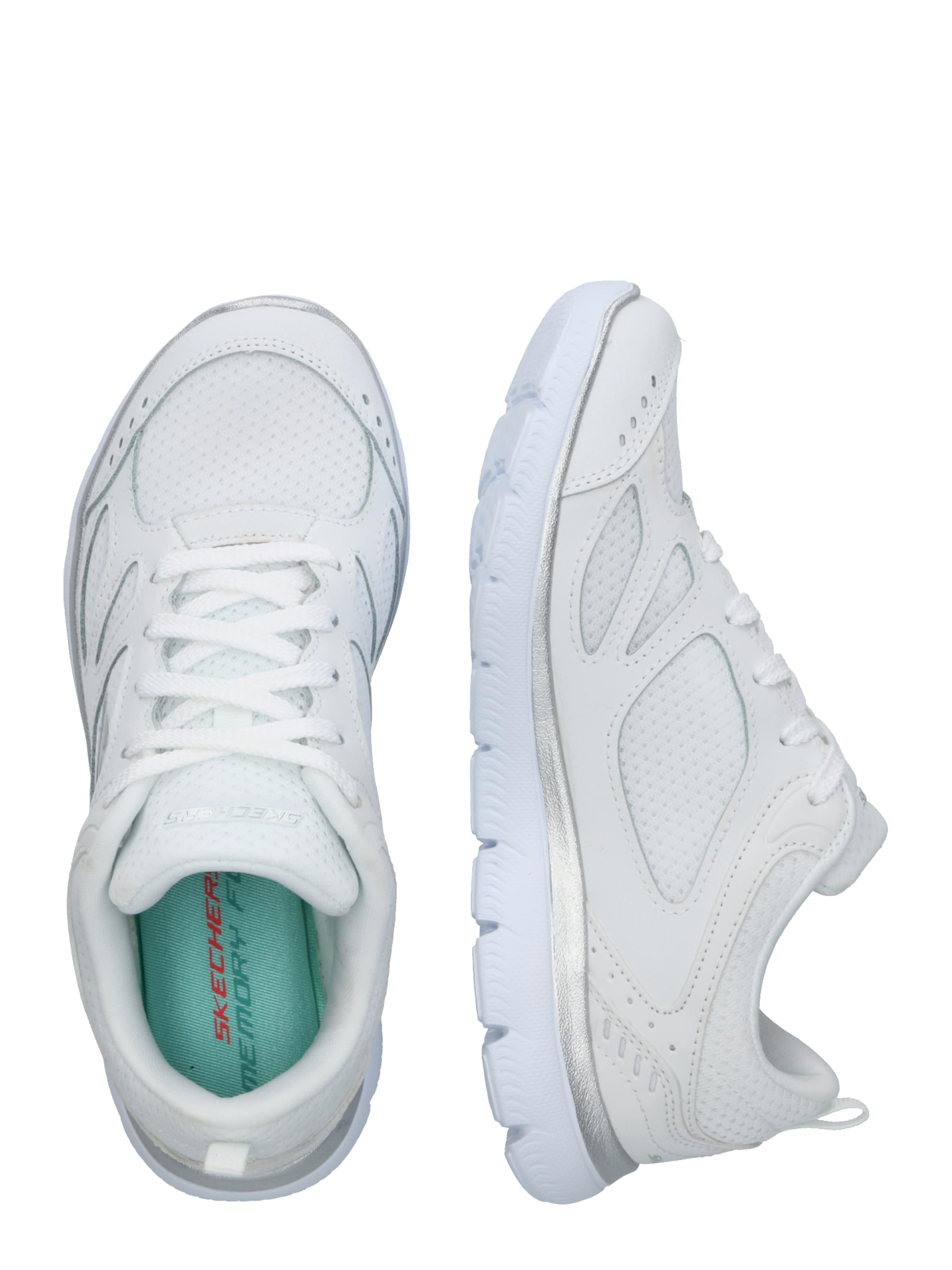 SKECHERS Trampki niskie 'SUMMITS - SUITED' w kolorze biały