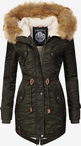 Parka d’hiver 'La Viva' NAVAHOO en vert : devant