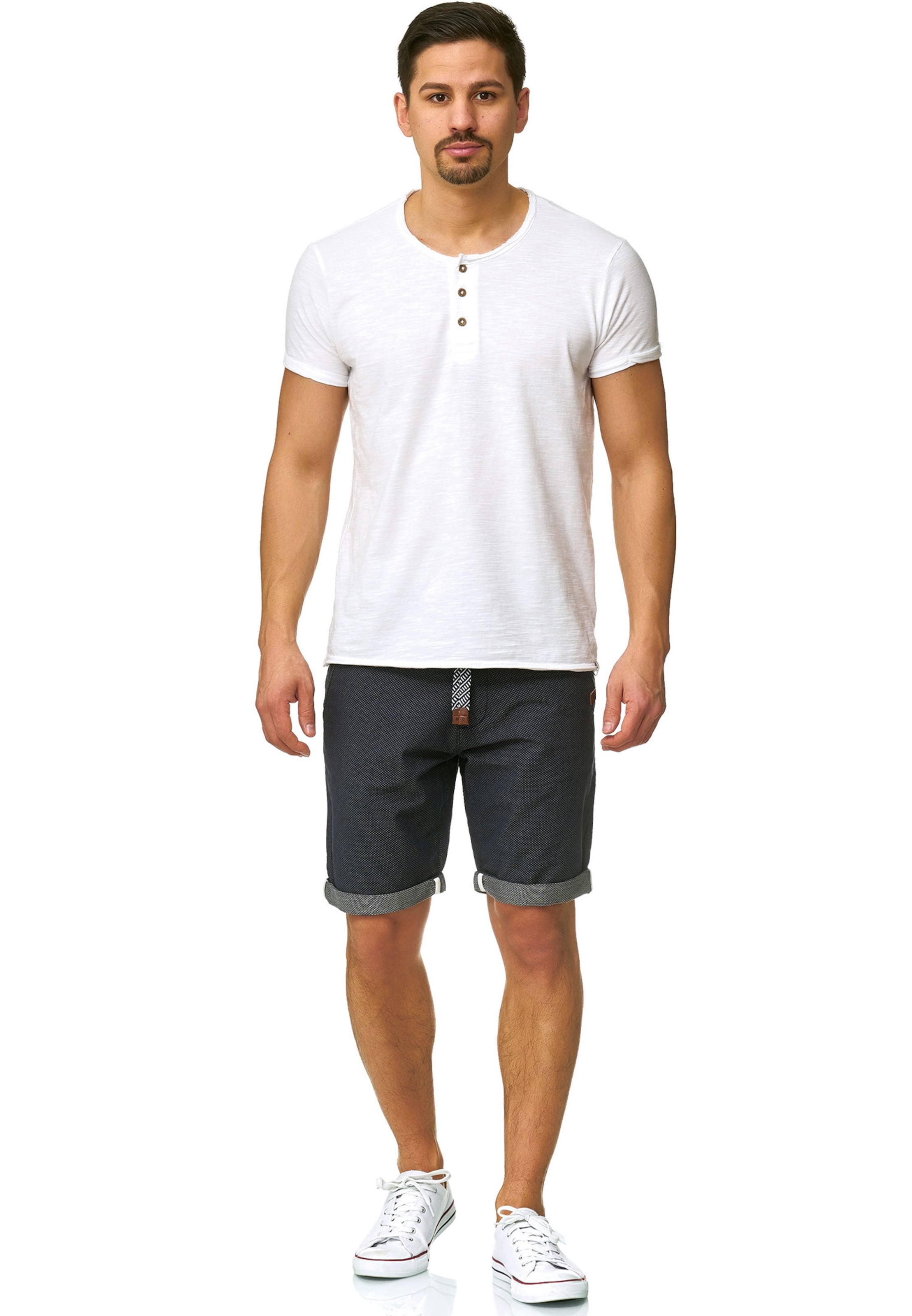 INDICODE JEANS Regular Broek 'Acton' in Blauw