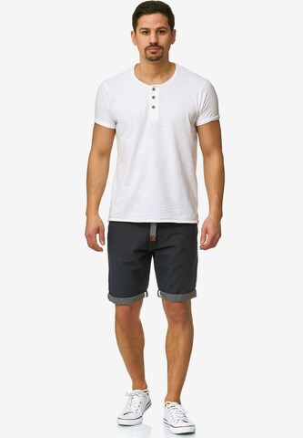 INDICODE JEANS Regular Shorts 'Acton' in Blau