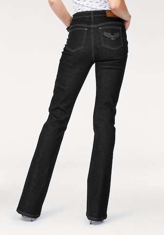 ARIZONA Boot cut Jeans 'Comfort-Fit' in Black