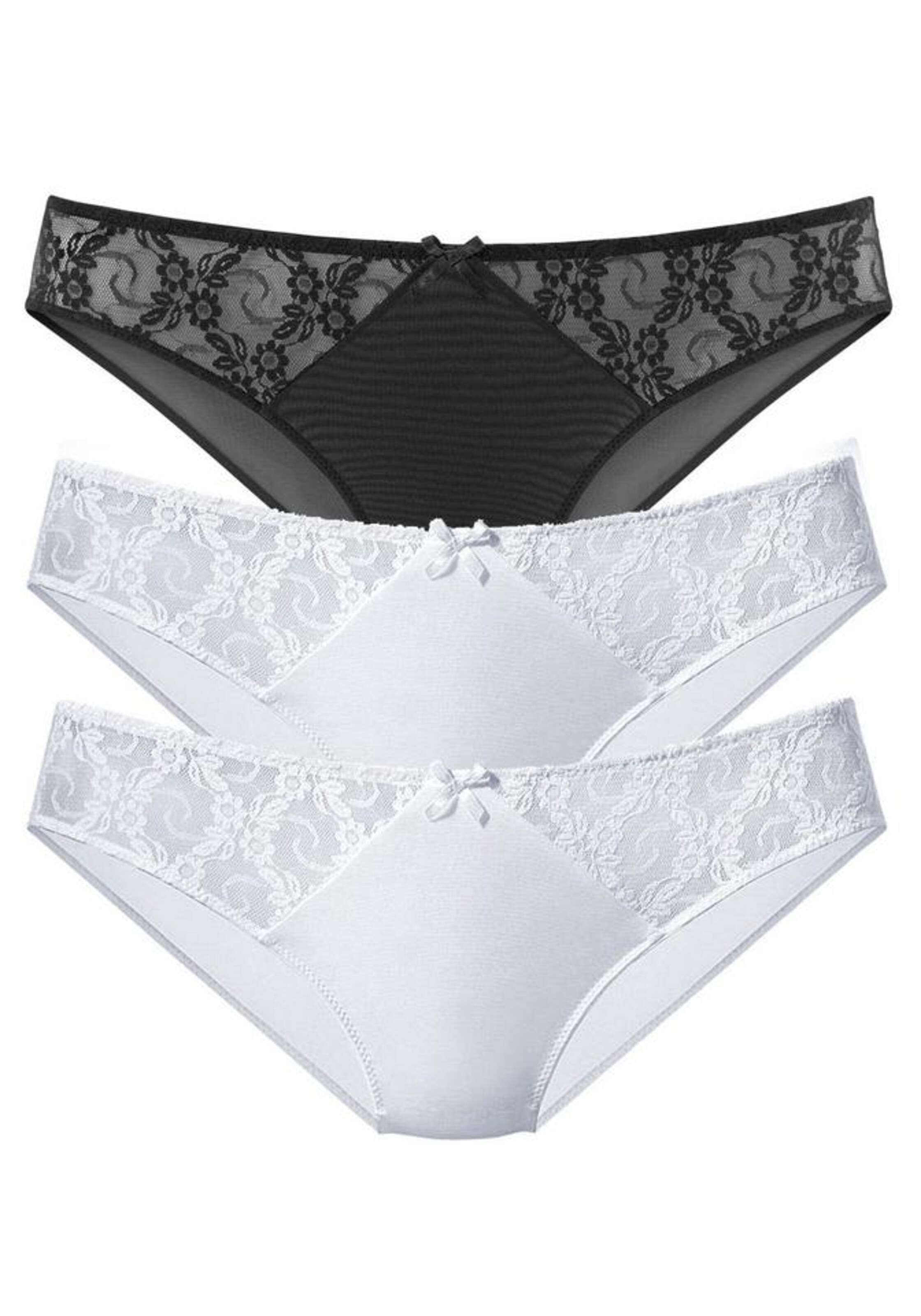 Slip di PETITE FLEUR in nero: frontale