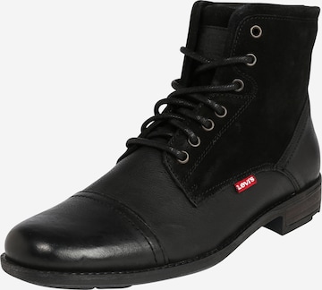 LEVI'S Lace-Up Boots 'Fowler' in Black: front
