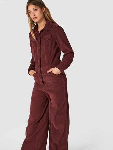 Kings Of Indigo Jumpsuit 'Ko-Na-Hana' in Red