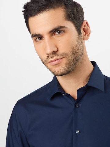 SEIDENSTICKER Slim fit Business shirt in Blue