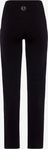 LASCANA ACTIVE Ohlapna forma Športne hlače | črna barva