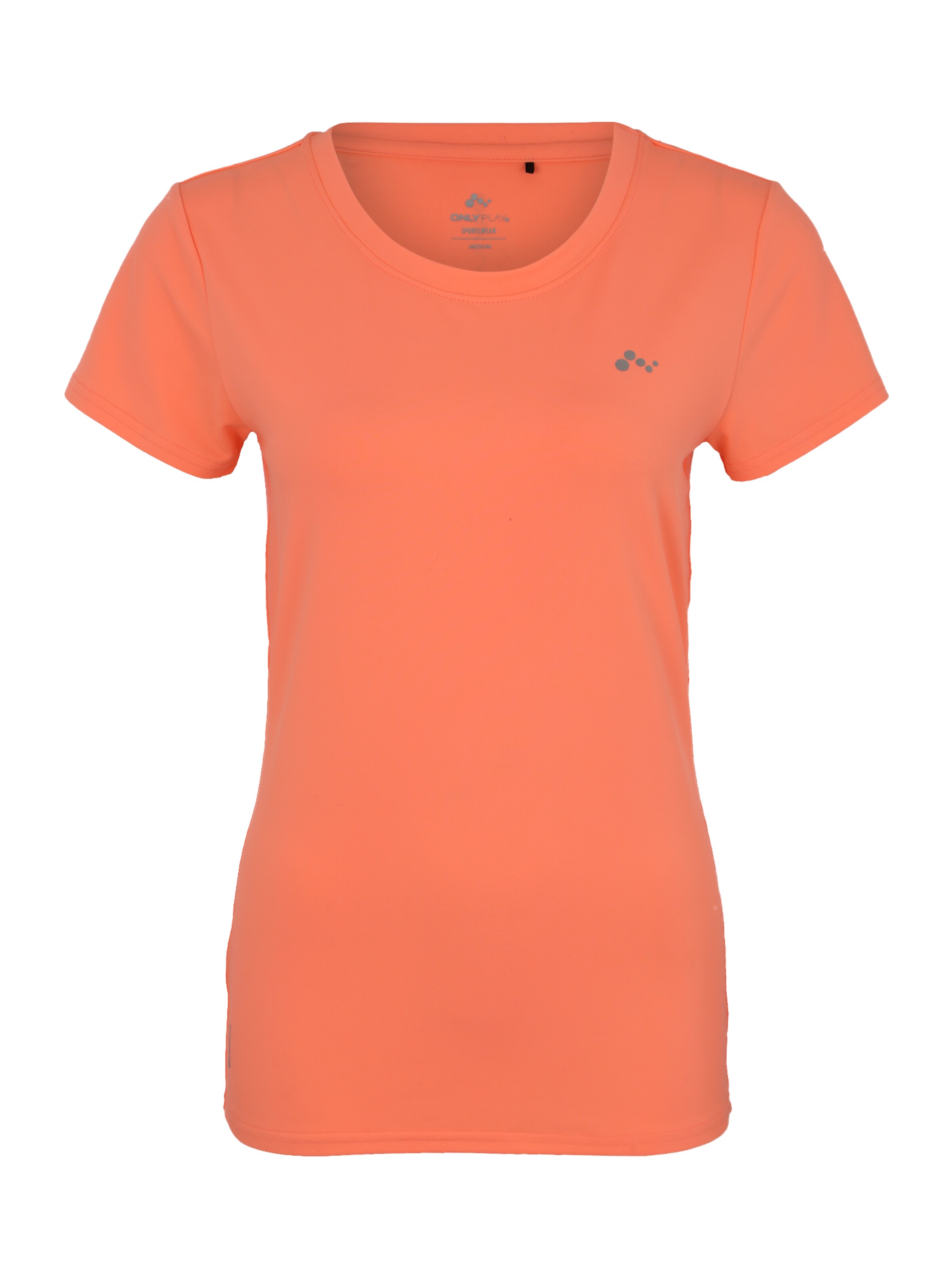 ONLY PLAY - Functioneel shirt 'CLARISSA SS TRAINING' in de kleur Sinaasappel