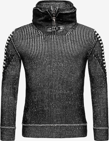 Redbridge Sweater 'Warschau' in Black: front