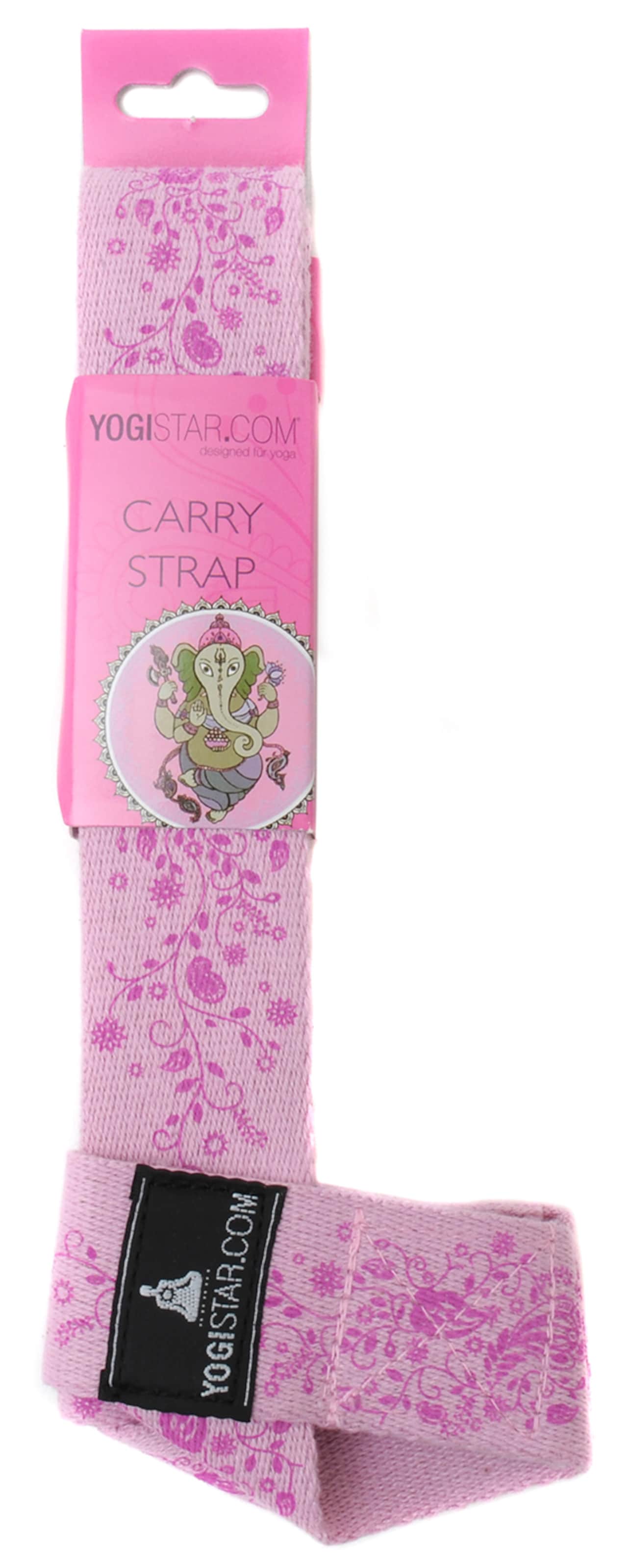 YOGISTAR.COM Accessory 'Carry Strap' in Pink: front