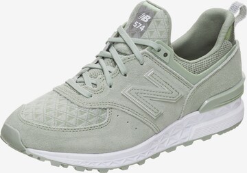 Baskets basses 'WS574-SND-B' new balance en vert : devant