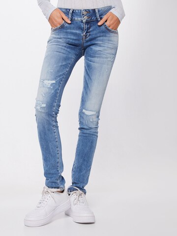 Coupe slim Jean 'Molly' LTB en bleu : devant