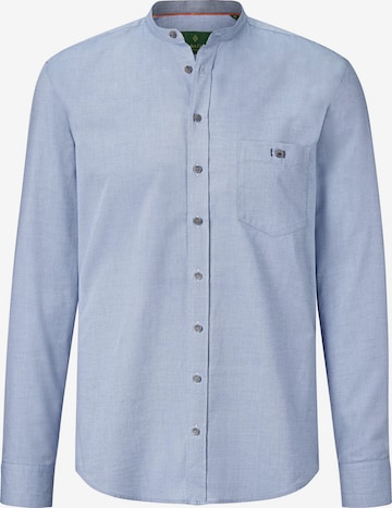 Charles Colby Comfort fit Button Up Shirt 'Earl Alec' in Blue: front