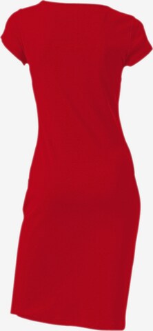 Rochie de la heine pe roșu