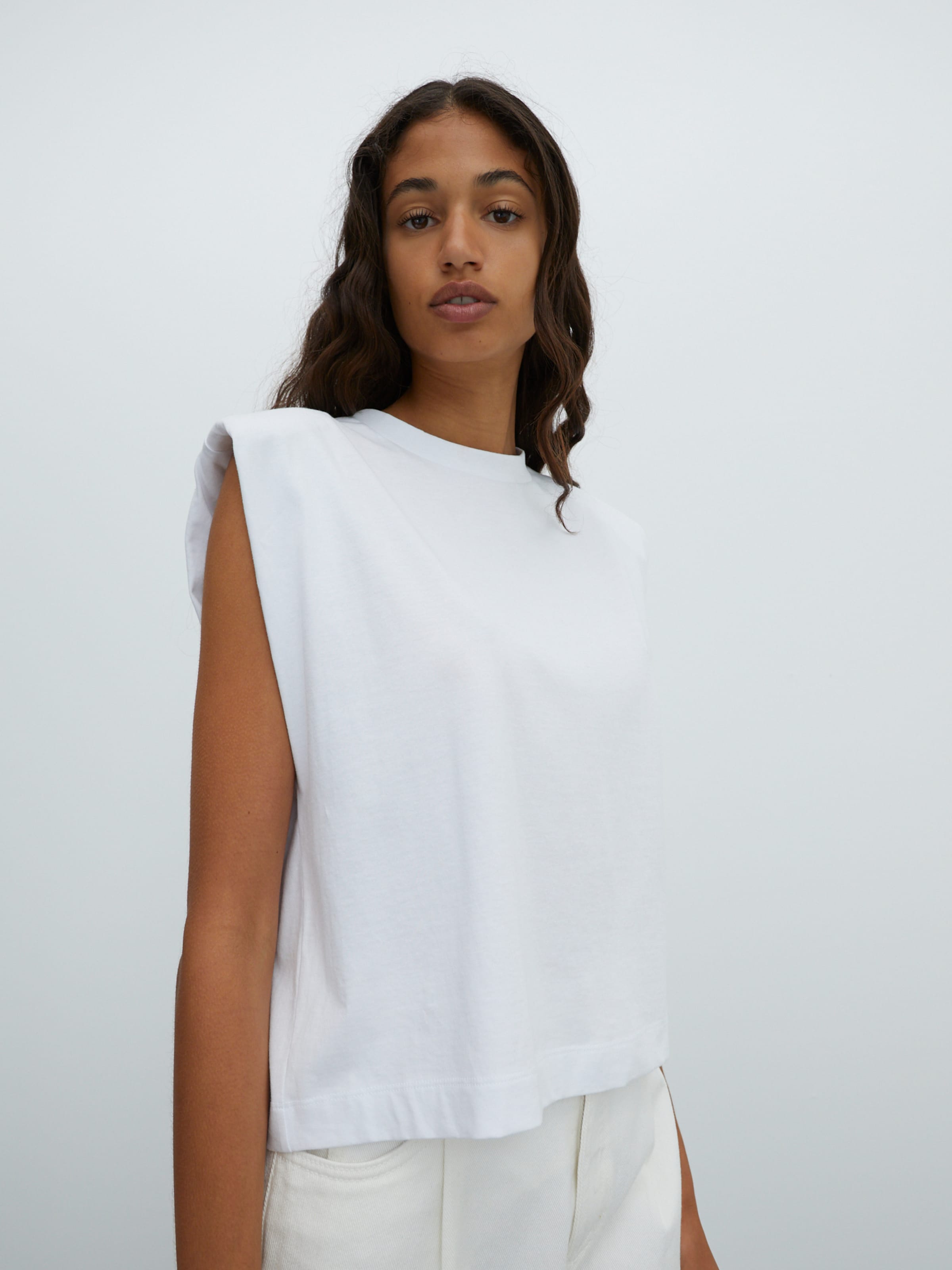Frauen Shirts & Tops EDITED Shirt 'Elise' in Weiß - NN93079