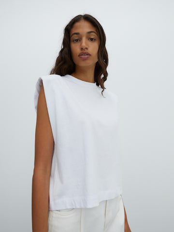 EDITED Shirt 'Elise' in White: front