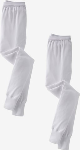 CLIPPER Long Johns in White: front