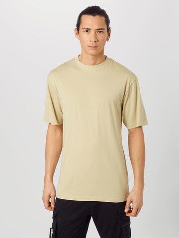 T-Shirt Urban Classics en beige : devant