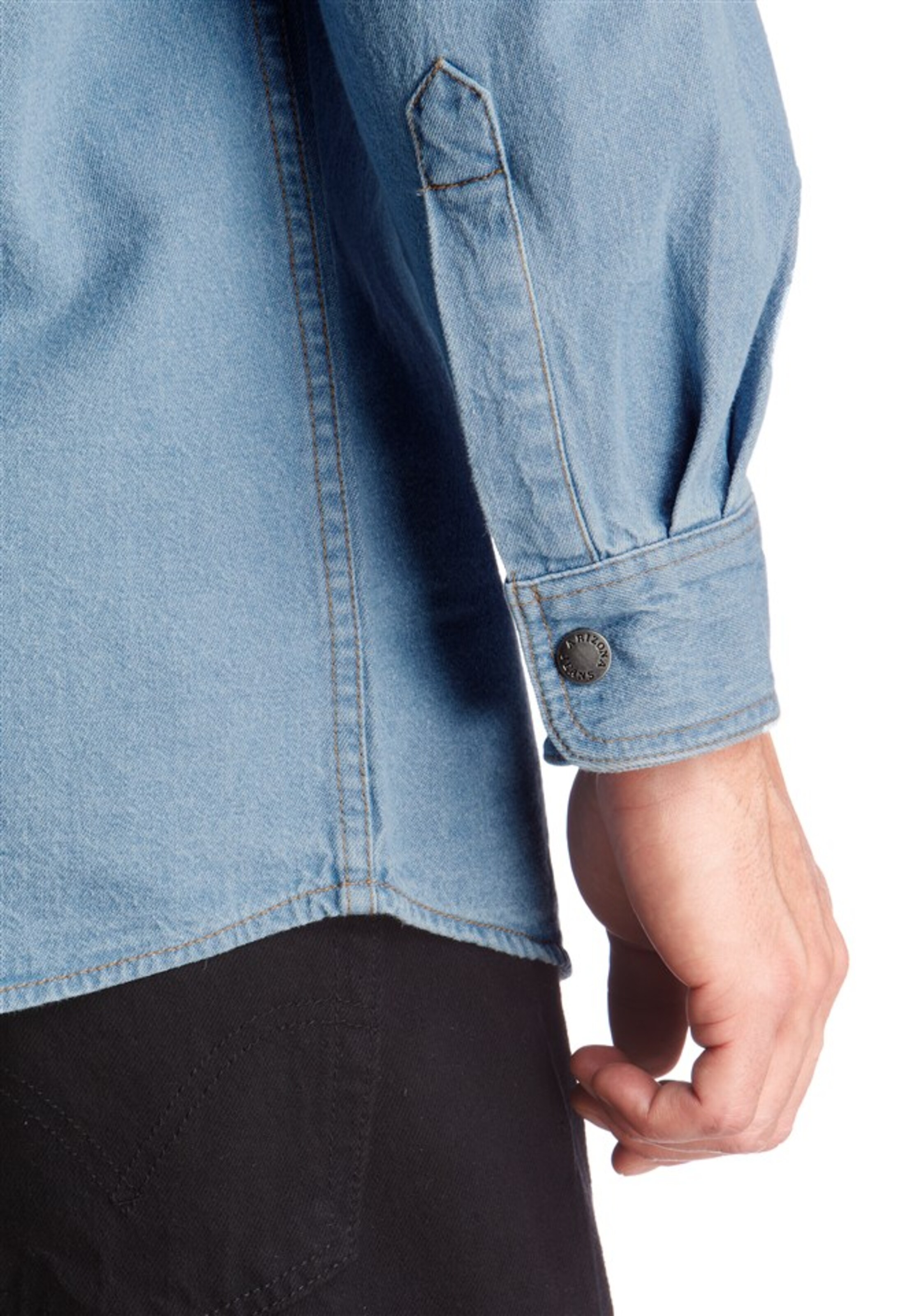 ARIZONA Comfort Fit Hemd in Blau