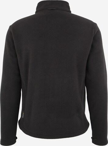 JACK WOLFSKIN Athletic fleece jacket 'Moonrise' in Black: back