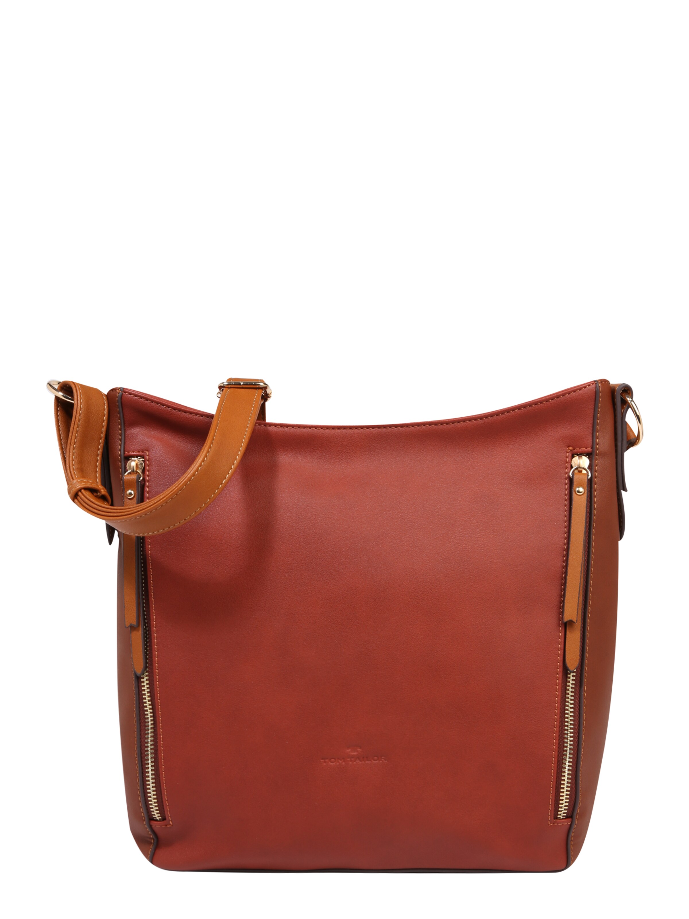 TOM TAILOR - Schoudertas 'Alexis' in de kleur Cognac