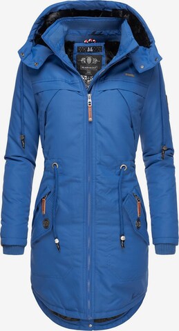 MARIKOO Winterparka ' Kamii ' in Blauw: voorkant