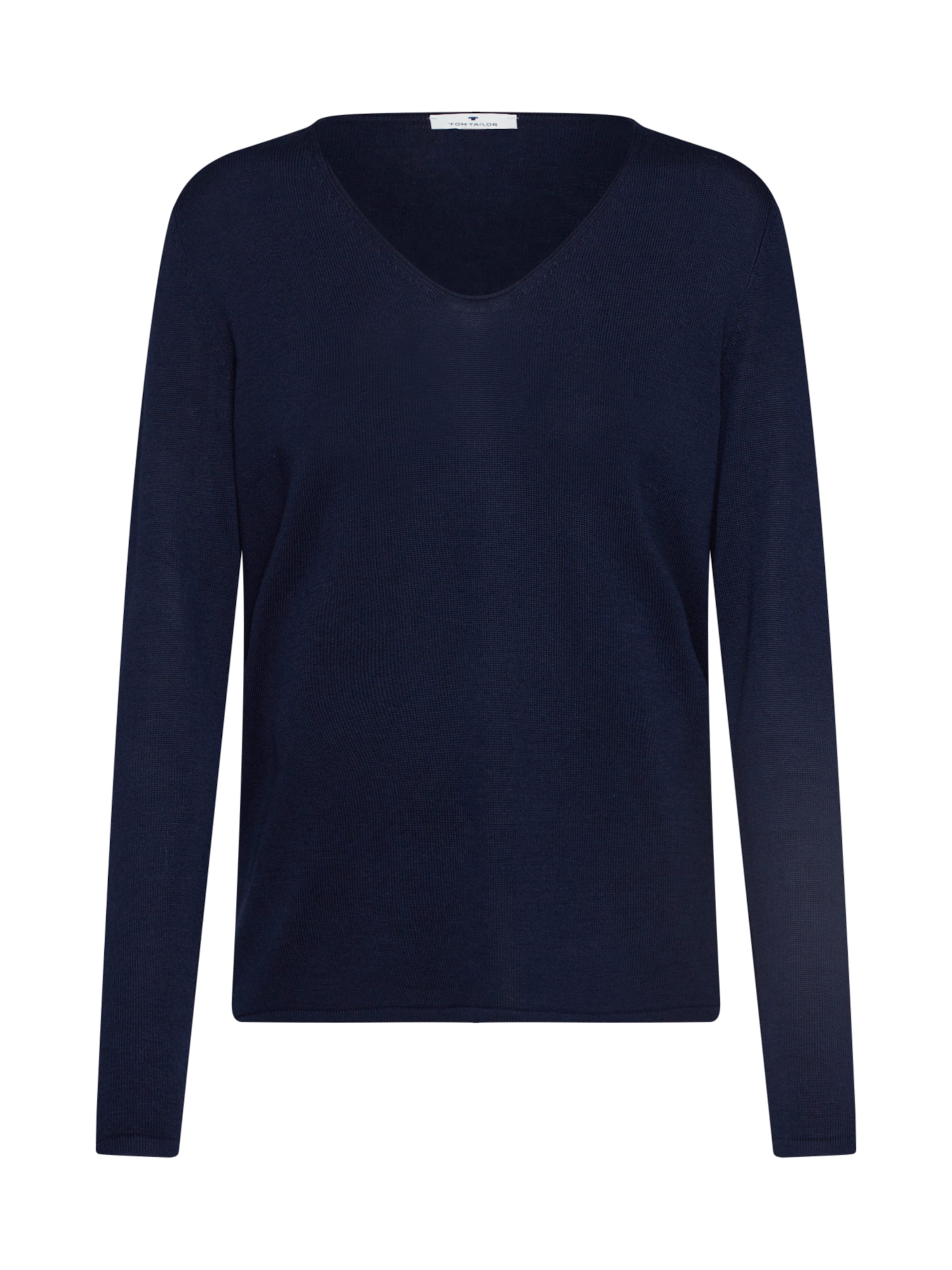 TOM TAILOR Kampsun, värv sinine: eest vaates