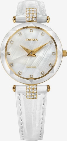 Montre à affichage analogique 'Facet Strass' JOWISSA en blanc : devant