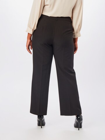 Guido Maria Kretschmer Curvy Wide leg Pantalon 'Carina' in Zwart