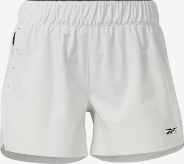 Reebok Regular Sportshorts 'United By Fitness' in Weiß: predná strana