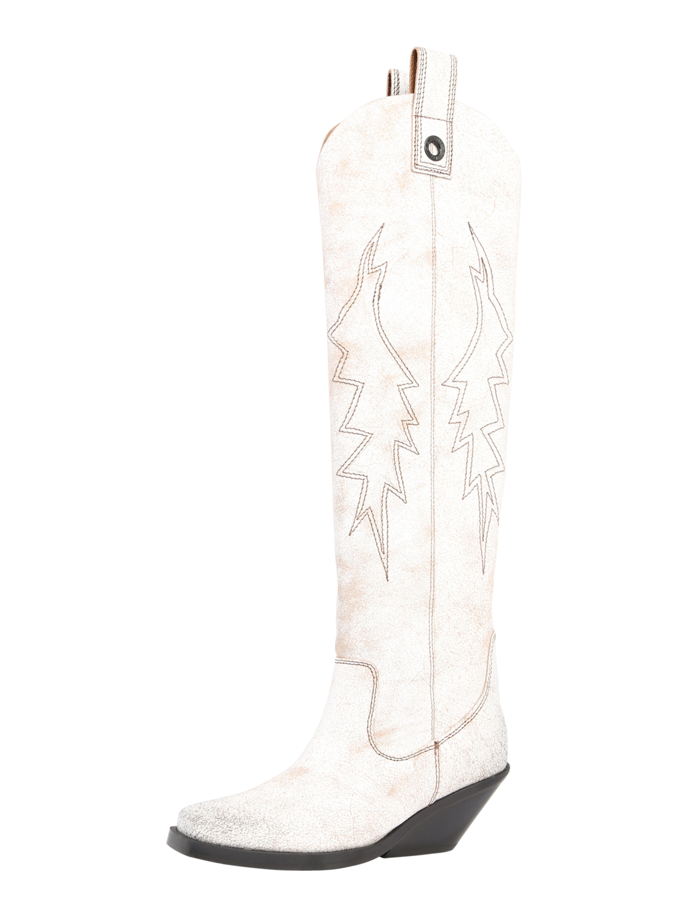 DIESEL - Cowboylaarzen 'D-Giudecca MHB' in de kleur Wit