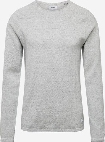 JACK & JONES Sweater 'Hill' in Grey: front