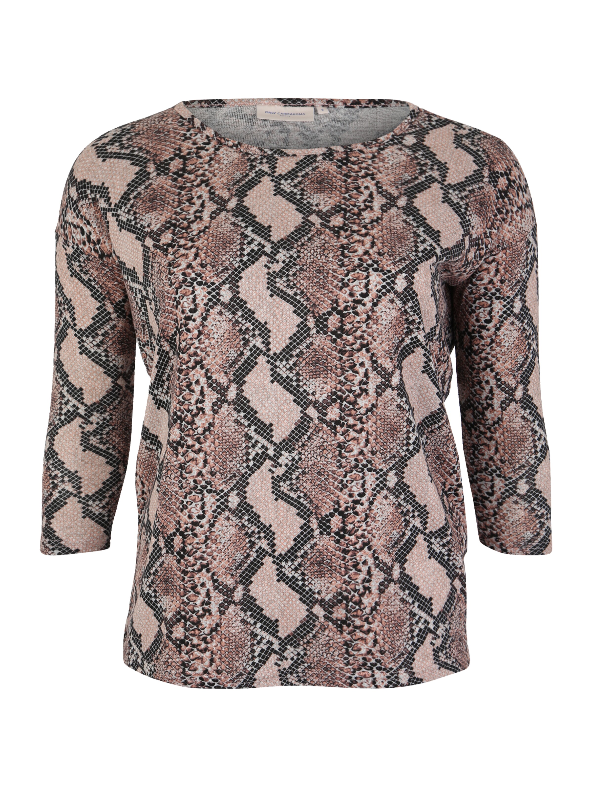 ONLY Carmakoma - Shirt 'ALBA' in de kleur Beige