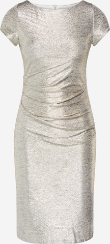 SWING Cocktail Dress in Gold: front
