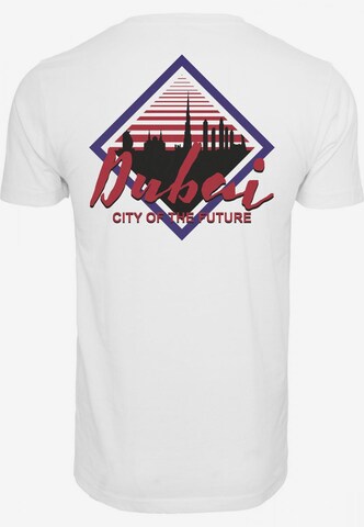 Mister Tee Shirt 'City Of The Future' in Wit: voorkant