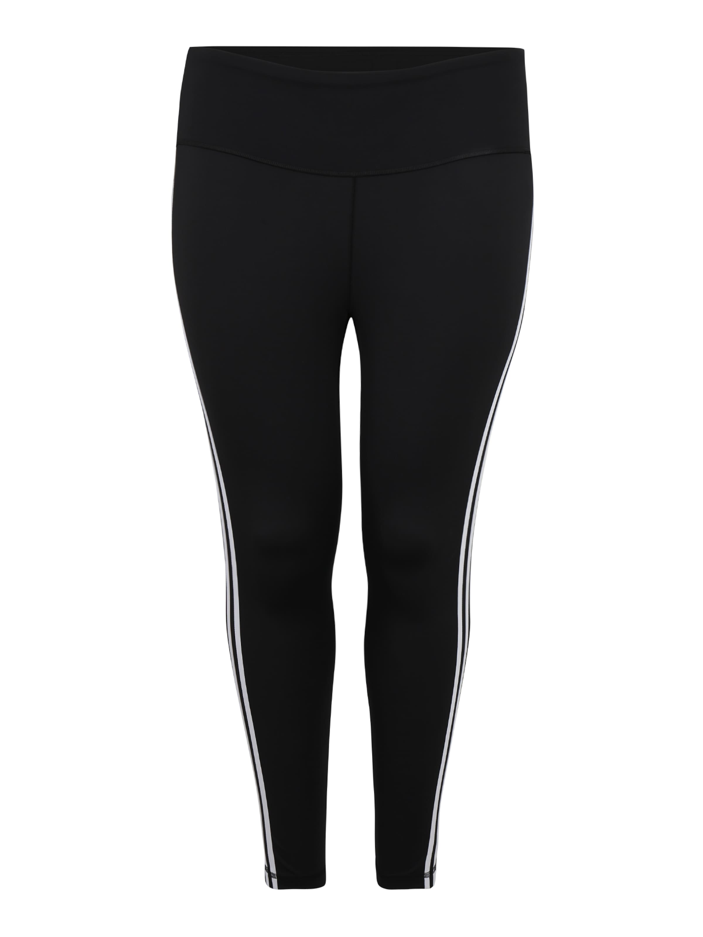 ADIDAS SPORTSWEAR Skinny Sportbroek in Zwart: voorkant