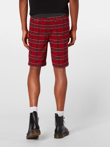 Urban Classics Regular Broek in Rood: terug