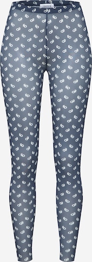 EDITED Leggings 'Merit' i blå / hvit, Produktvisning