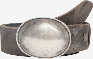 RETTUNGSRING by showroom 019° Gürtel mit Oval-Schließe in Grau: predná strana
